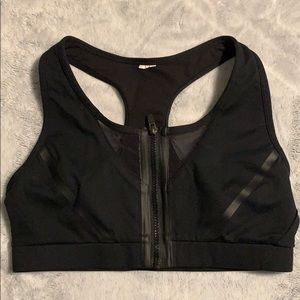 Fabletics zip front sports bra